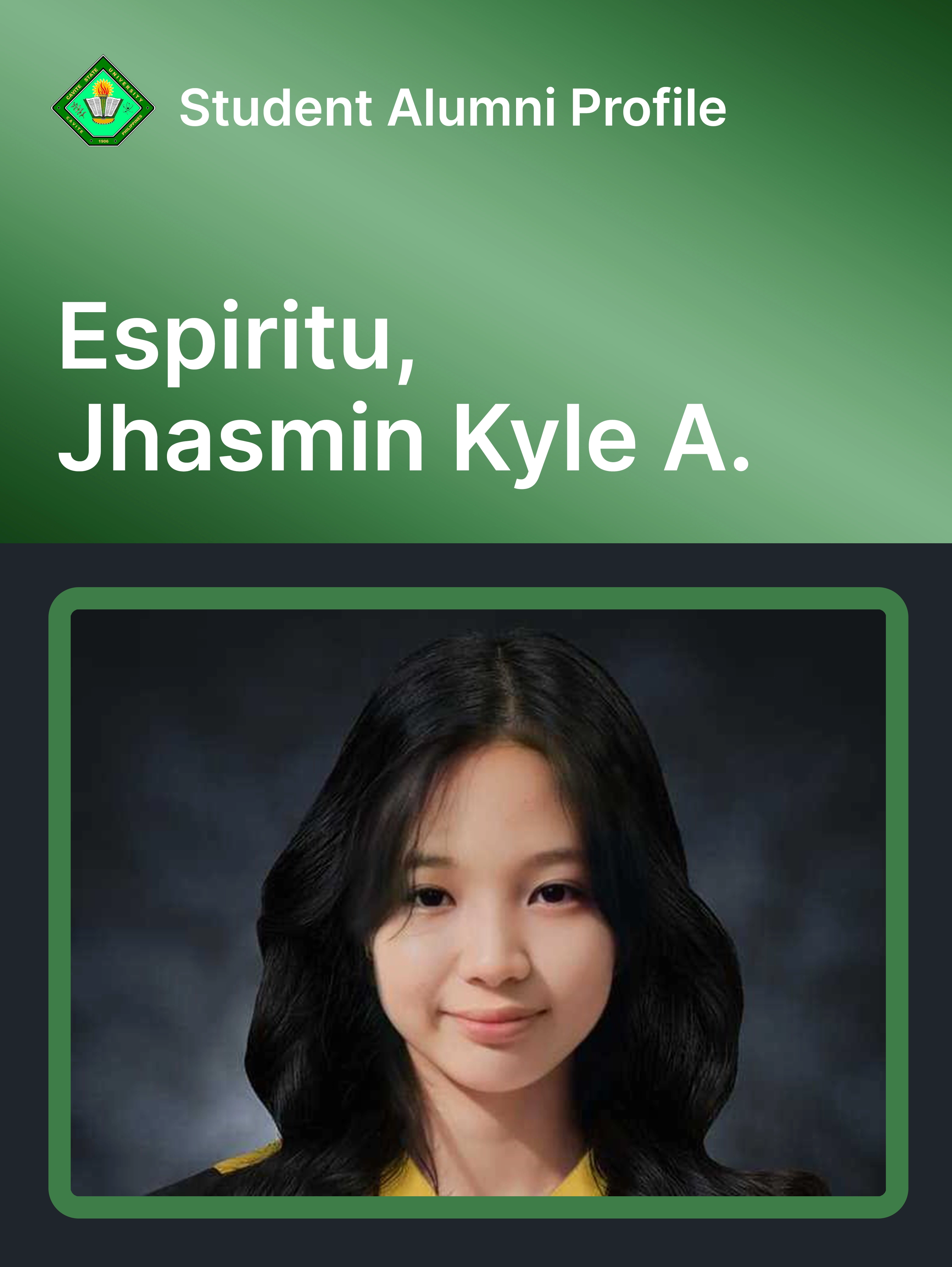 Espiritu, Jhasmin Kyle A.